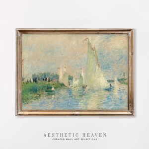 Coastal art decor | Lake house art | Nautical wall Art | Seascape decor | Sailboat art print | Digital Download | Printable Art |SPR_09
