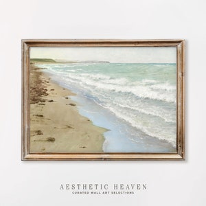 Coastal wall art | Beach Painting | Vintage wall Art | Seascape decor | Victorian art print | Digital Download | Printable Art |SPR_07