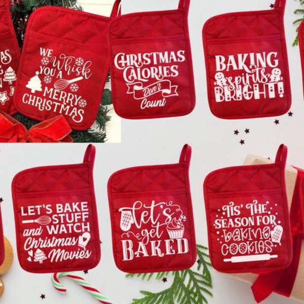 Christmas pot holders