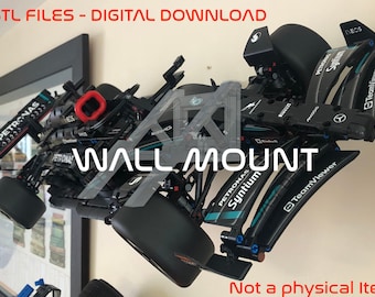 STL FILE for Wall Mount to display Mercedes AMG F1 (42171)