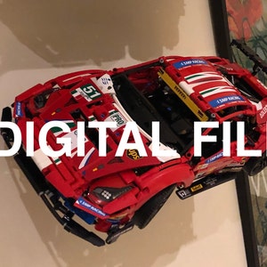 STL FILE for Wall Mount to display Ferrari 488