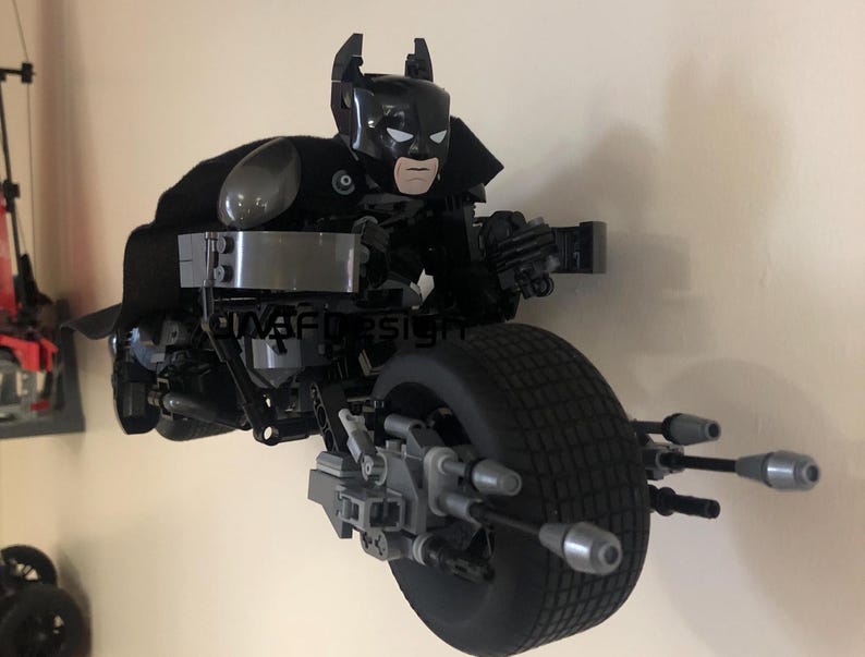 Bat-Pod Wall Mount. Lego Not Included.