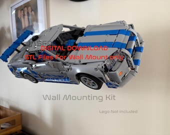 File STL per il montaggio a parete per esporre la Nissan Skyline GT-R (42210)