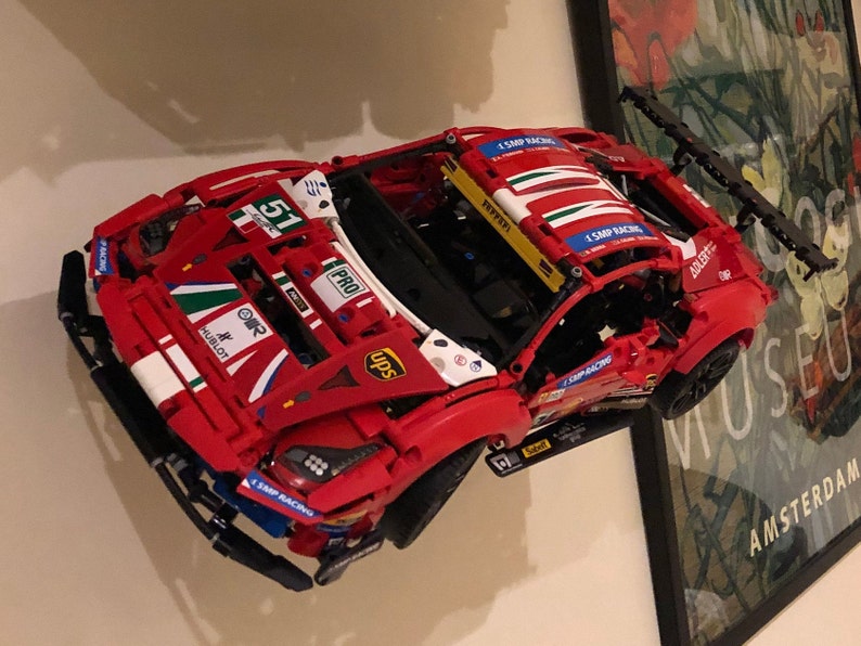 STL FILE pour support mural pour afficher Ferrari 488 image 3