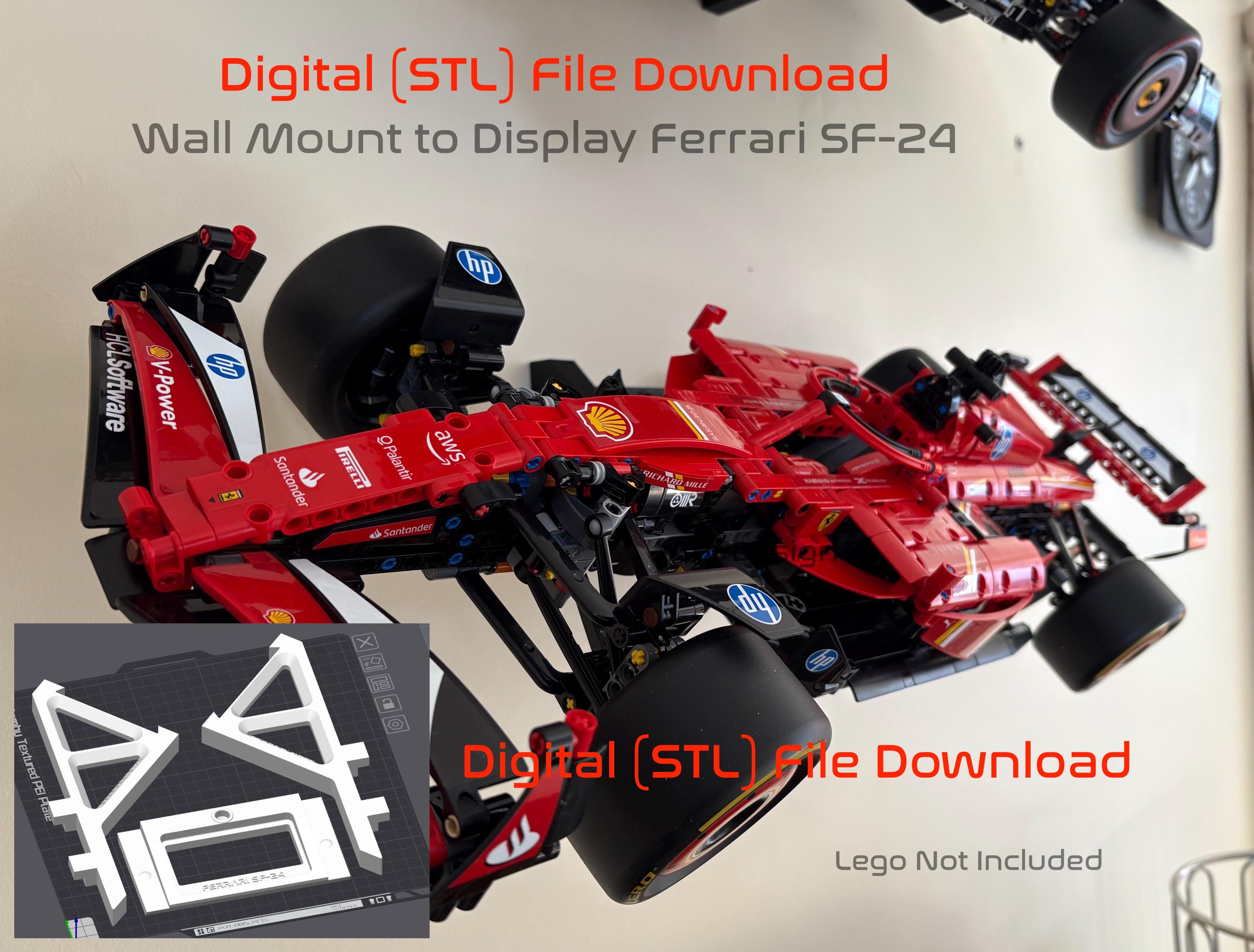STL FILE for Wall Mount to Display Ferrari SP24 F1 (44207) - Etsy