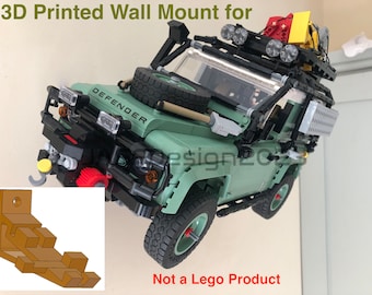 Support mural pour vitrine Lego Land Rover Classic Defender 90