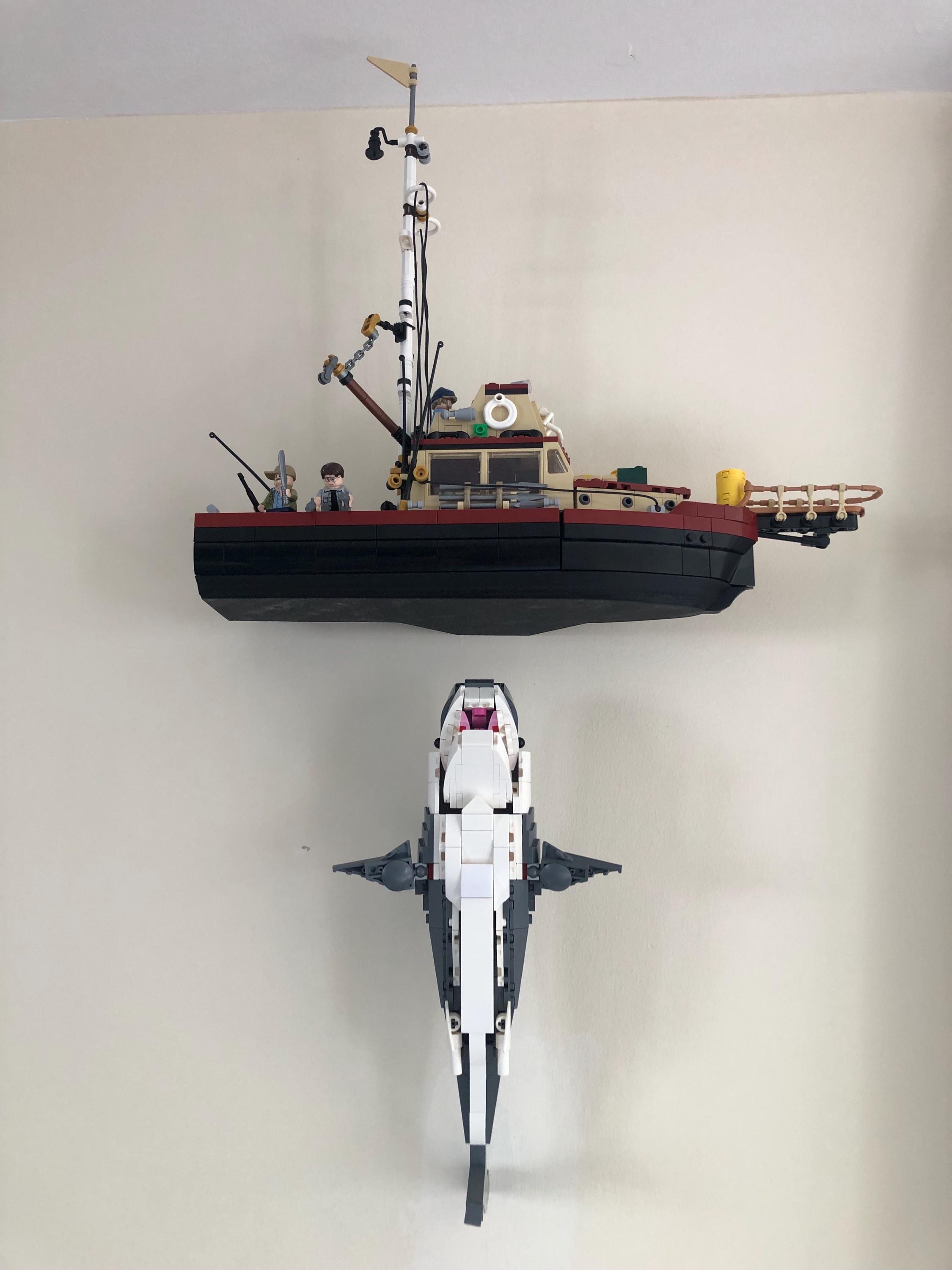 Wall Mount Kit to Display Lego Jaws Set (21350) - Etsy