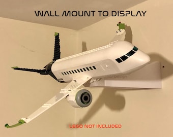 Wall Mounting Kit for displaying Lego Passenger Plane  (60637)