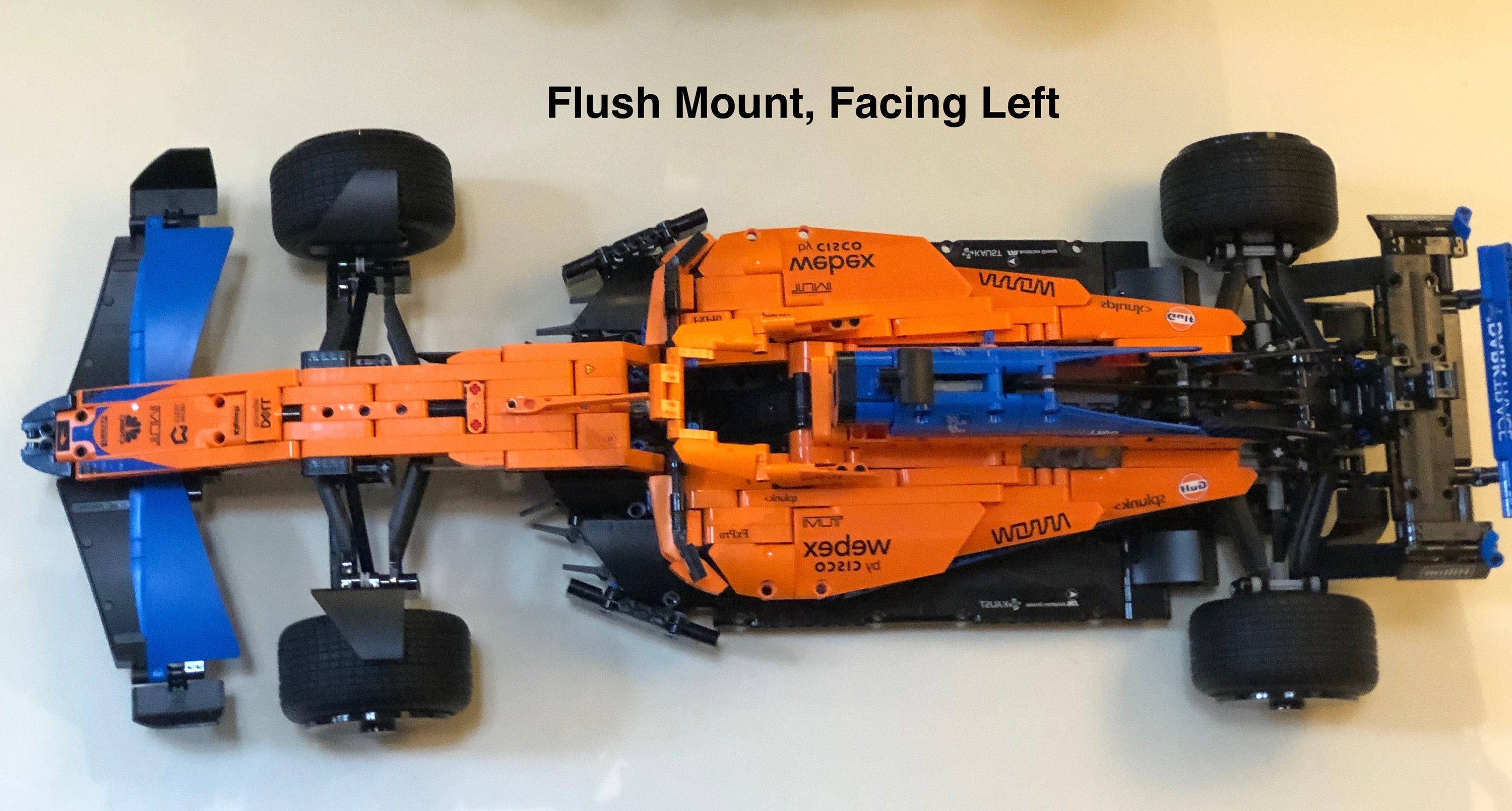 Wall Mounting Solution for Lego Technic Mclaren F1 42141. 