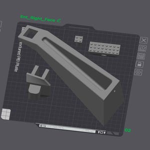 STL-bestanden om in 3D te printen voor wandmontage voor USS Enterprise (10356) afbeelding 2