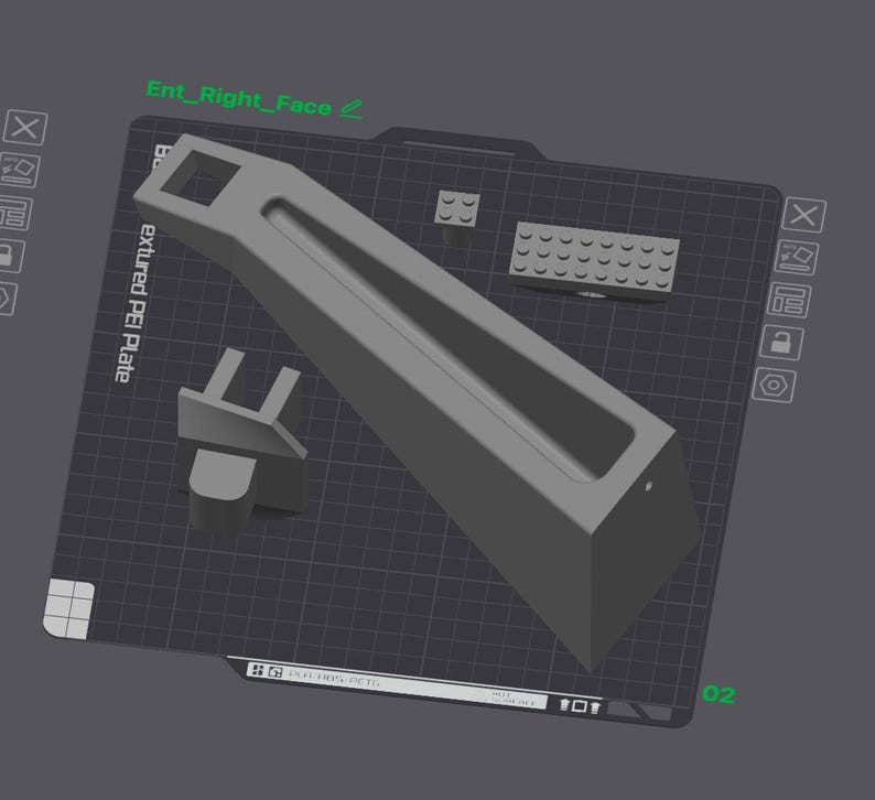 STL-bestanden om in 3D te printen voor wandmontage voor USS Enterprise (10356) afbeelding 2