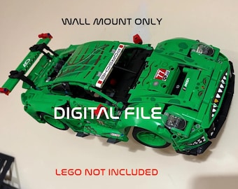 STL File to 3D Print a Wall Mount to display 911 GT3 R REXY (42224)
