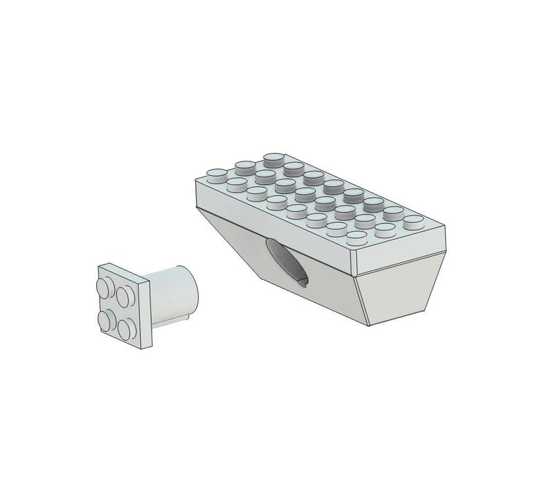 STL-bestanden om in 3D te printen voor wandmontage voor USS Enterprise (10356) afbeelding 4