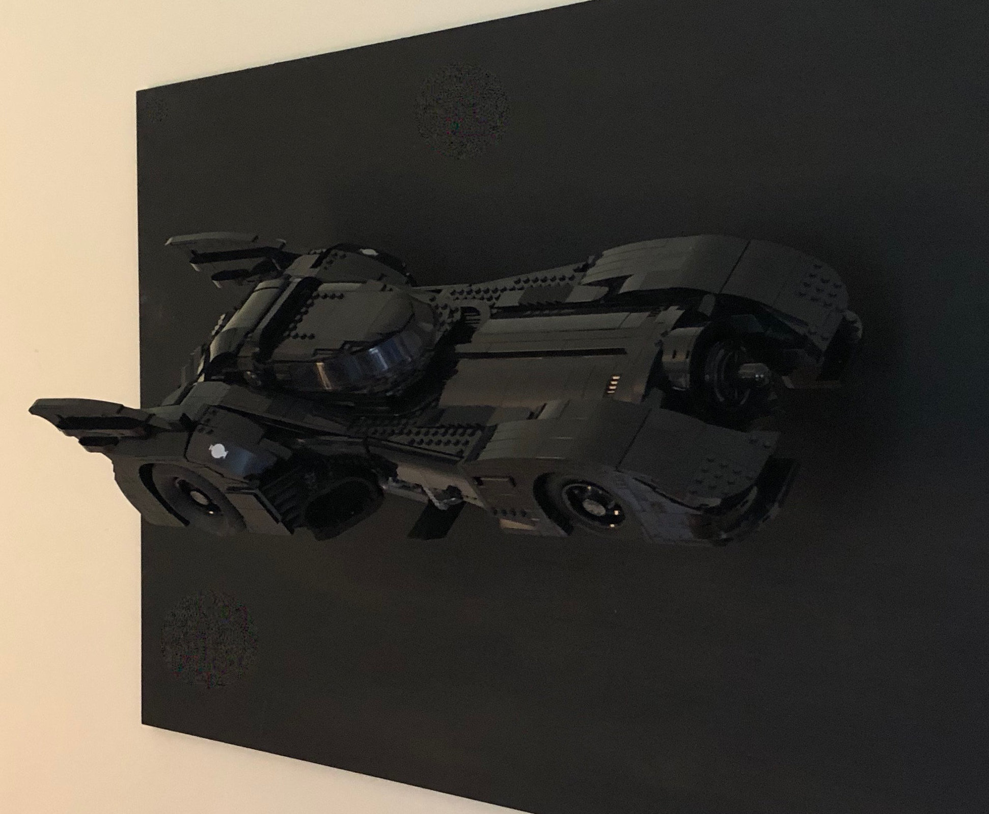 FantasMall 3D Printed Wall mount for LEGO Batman 1989 Batmobile 76139