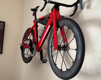 Wall Mounting Kit for displaying LEGO Icons Racing Bike (11380)