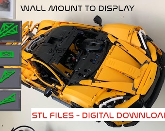 STL FILE for Wall Mount to display McLaren P1