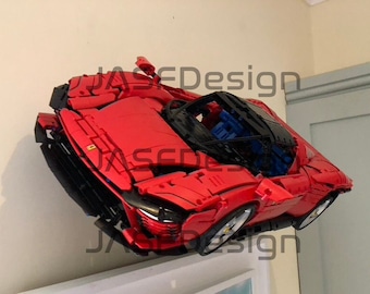 Wall Mount to display Lego Ferrari Daytona SP3 (42143)