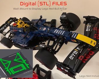 STL FILE for Wall Mount to display Red Bull F1 (42206)