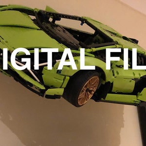 STL FILE for Wall Mount to display Lamborghini Sian