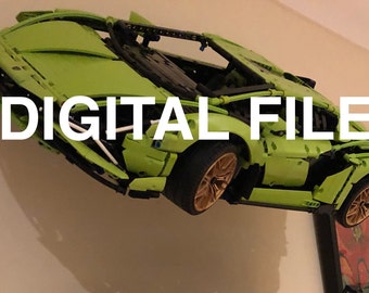 FILE STL per supporto a parete per visualizzare Lamborghini Sian