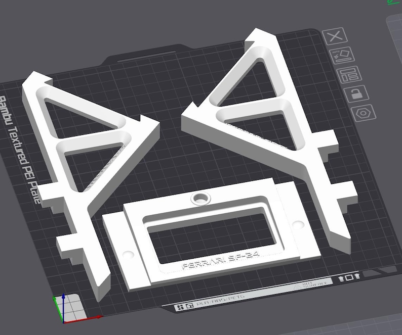 All parts on 256x256mm build plate