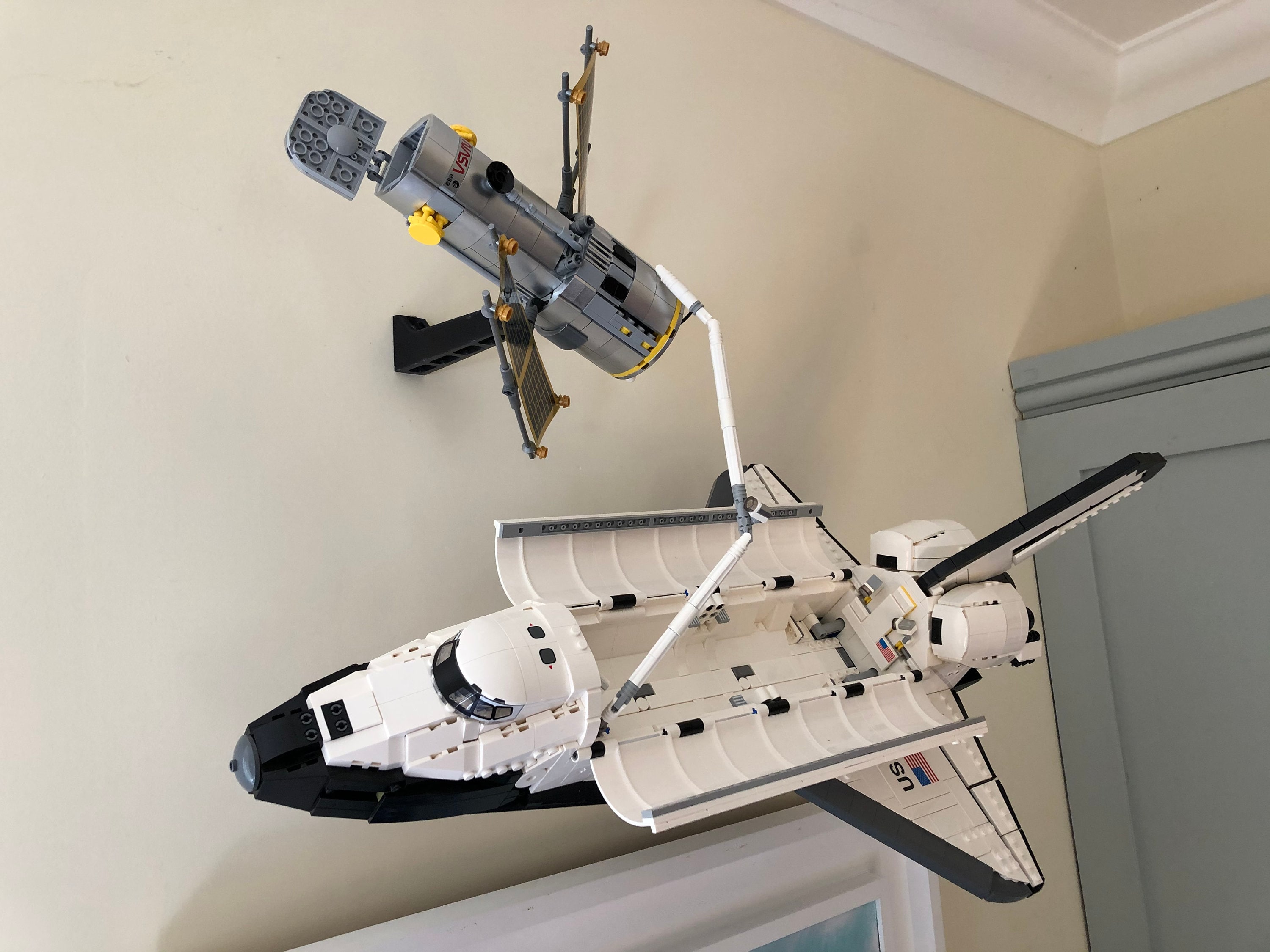 Lego saturn 5 wall mount hotsell