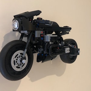 Bat Cycle. Wall Mount. Lego Not Included.