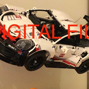 STL FILE for Wall Mount to display Porsche 911 RSR