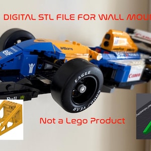 STL Files to 3D Print Wall Mount to display Williams Racing FW14B