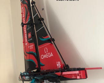 Wall Mounting Kit for displaying Lego Emirates Team New Zealand AC75 Yacht (42174)