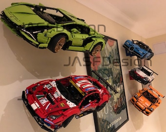 Wall Mount to display McLaren P1/ Ferrari Daytona SP3Porsche 911 RSR / GT3 RS /Bugatti Chiron/Ferrari 488/Lamborghini Sian