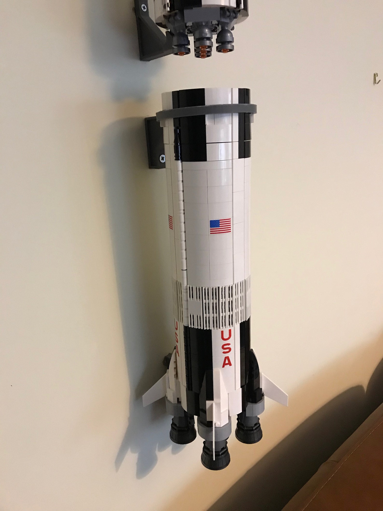 Wall Mounting Kit for Displaying Apollo Saturn V Rocket - Etsy UK
