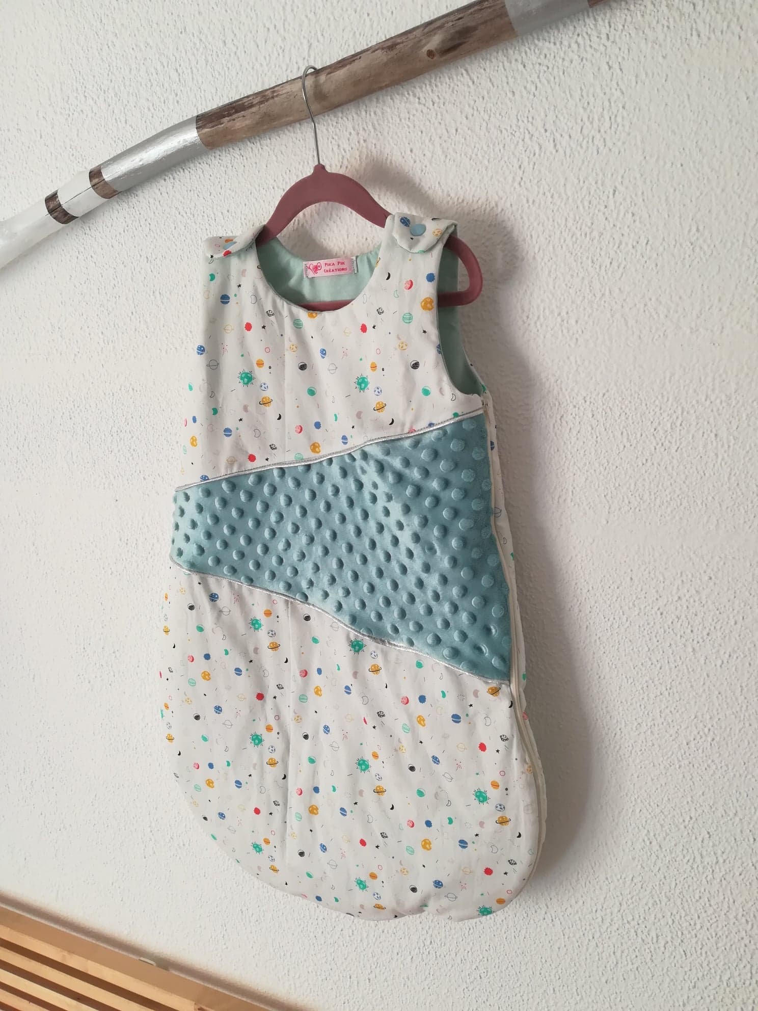 Gigoteuse Bébé Unisexe Planètes Hiver 0-6 Mois - Ouate Fine