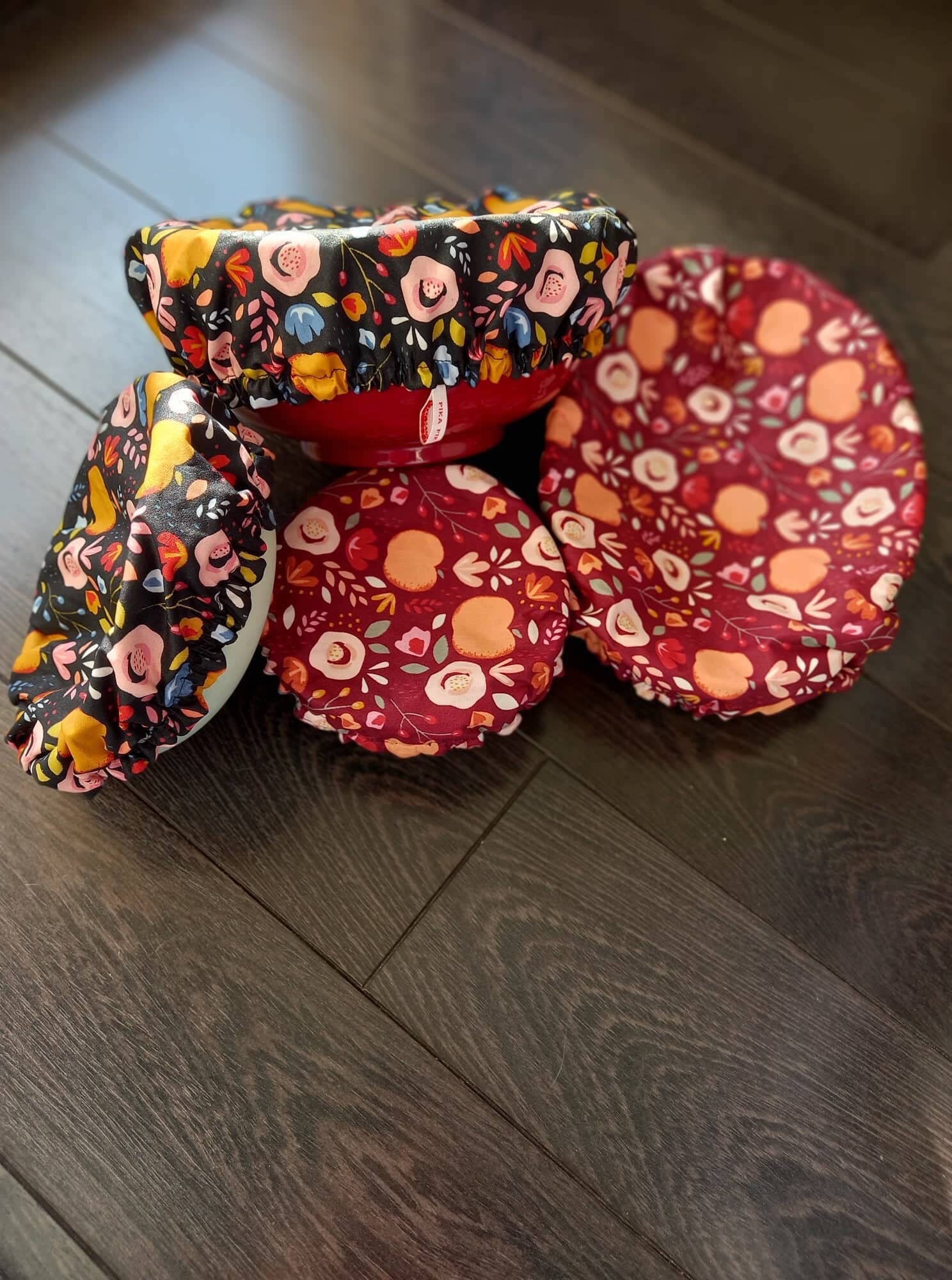 Charlottes Lavables à Plats Ronds et Rectangulaires en Coton Enduit Réversibles