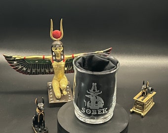 Ankh and Eye of Ra - Egyptian Gods & Goddesses Collection Engraved 