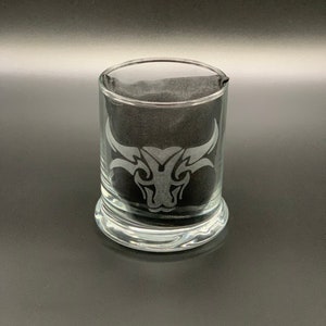 Taurus Zodiac Engraved Candle Holder