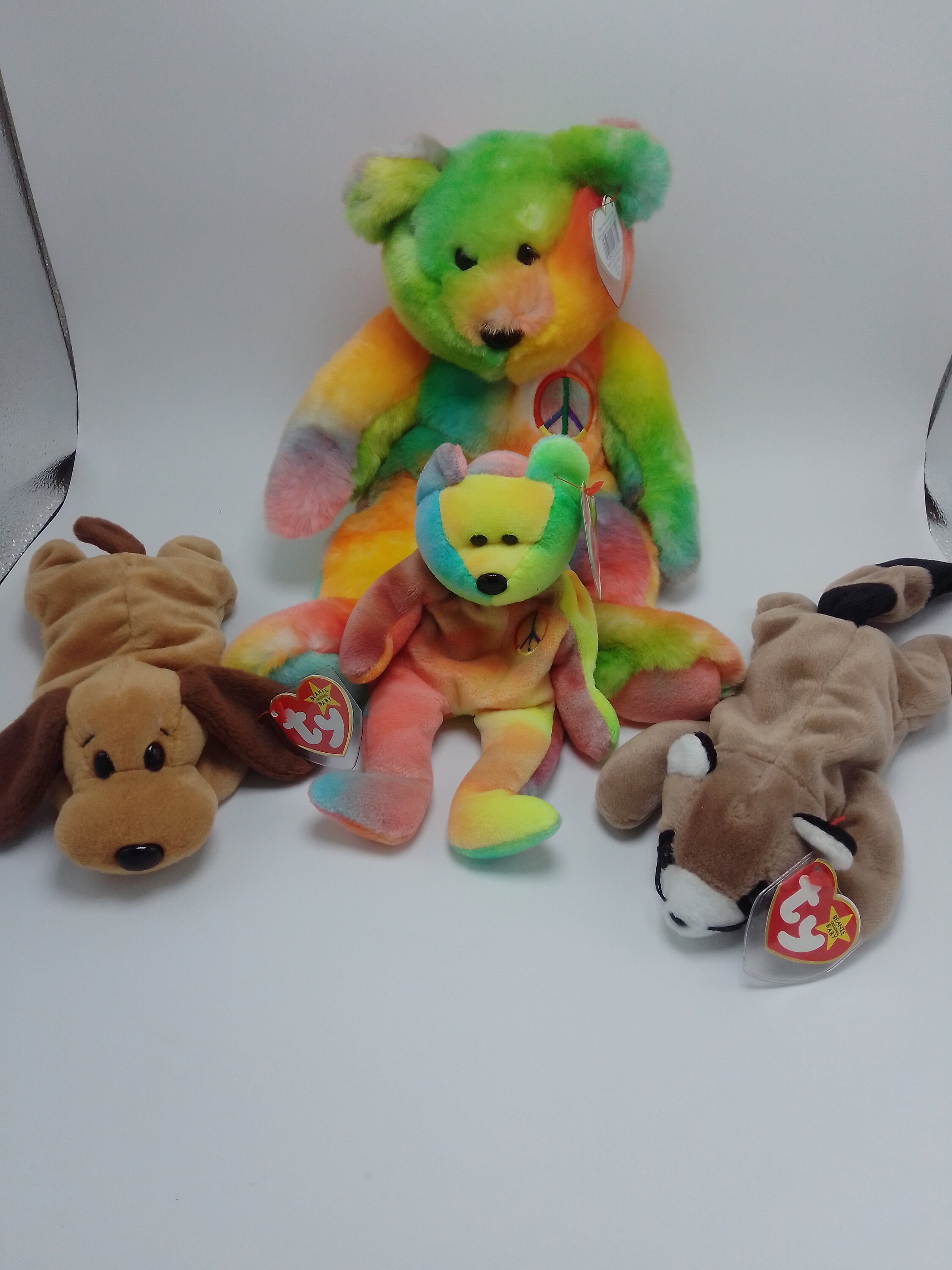 Rare Ty Peace Beanie babies set. Etsy