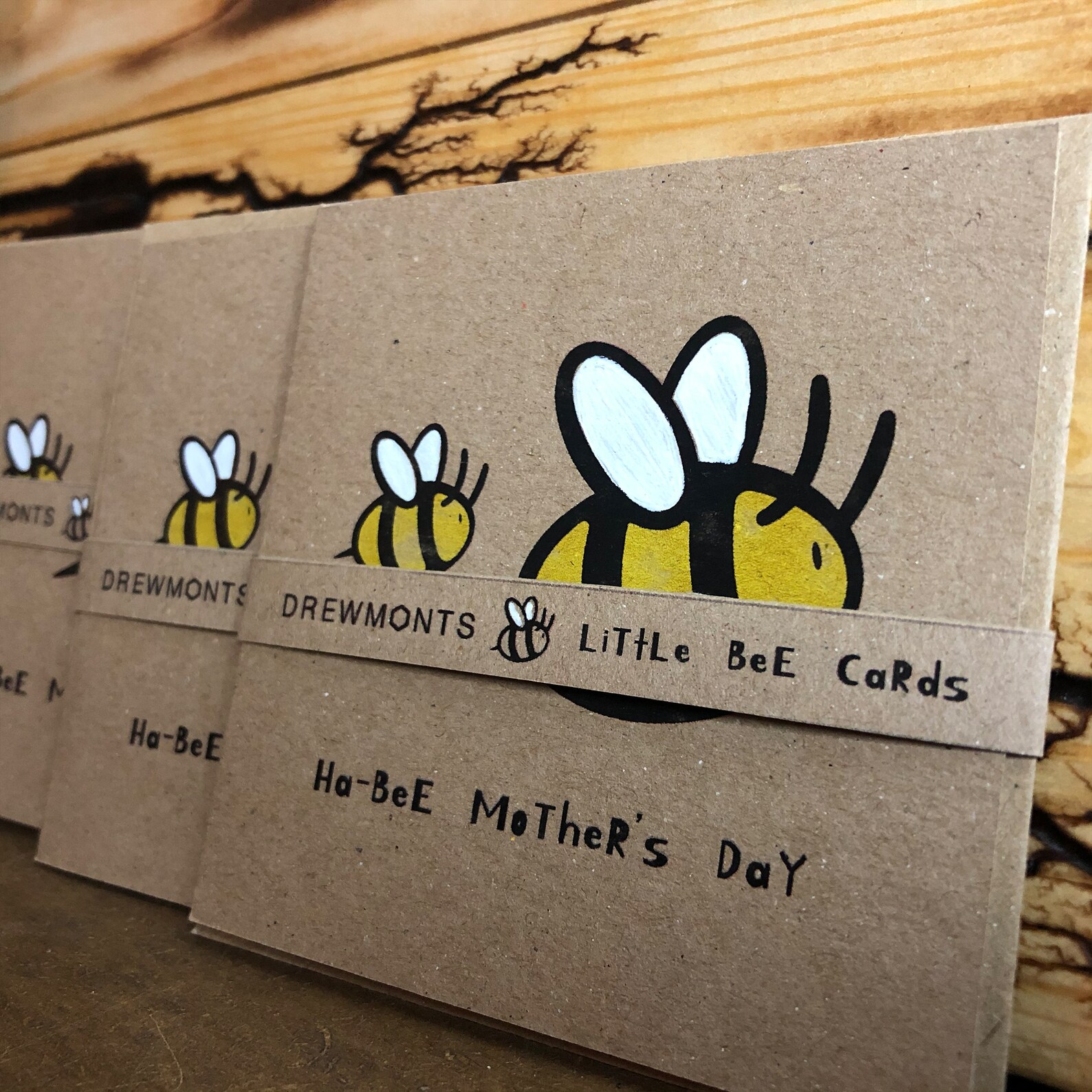 Habee Mother's Day Mother's Day Card Bee Card Etsy UK
