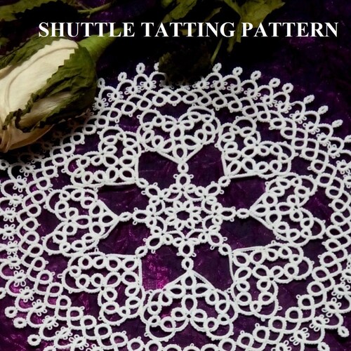 Original Shuttle Tatting Pattern by Laura Bziukiewicz Etsy