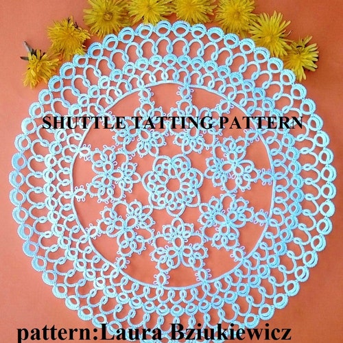 Original Shuttle Tatting Pattern by Laura Bziukiewicz Etsy