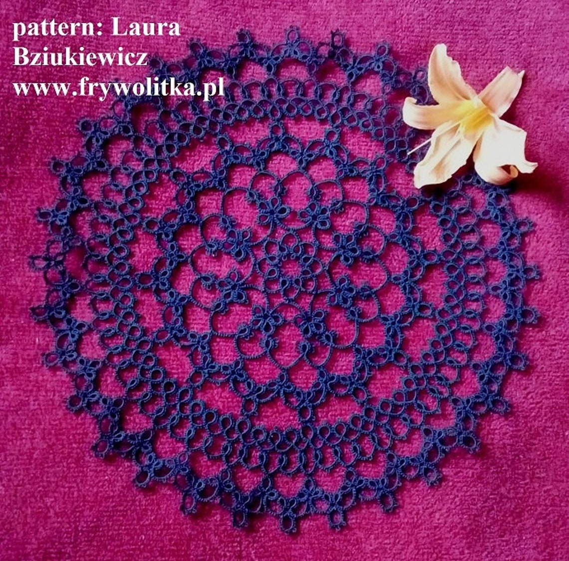 Original Shuttle Tatting Pattern by Laura Bziukiewicz Etsy