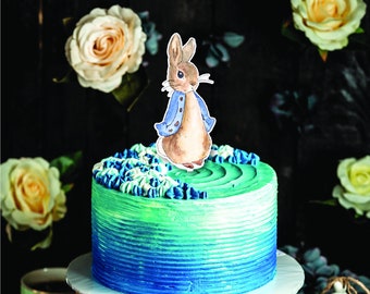 Peter Rabbit and Friends cake topper | Peter Rabbit theme decorations | Beatrix Potter Party theme