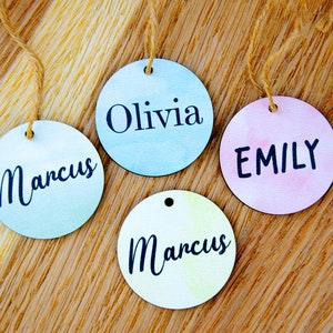 Family Gift Tags | Monogrammed Gift Tags | Bridesmaids Tags | Personalized Name Labels | Custom Name Gift Tags | Wedding Party Gift Tags