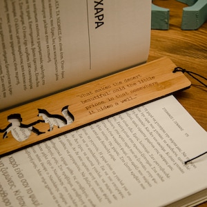 Cadeau Le Petit Prince, Marque-page Le petit prince, Marque-page en bois, Marque-page en bambou