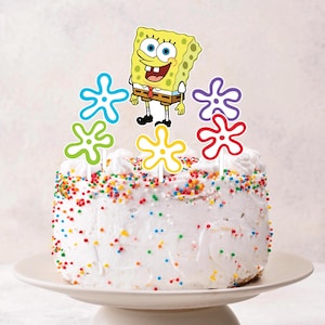 Spongebob cake topper | Spongebob theme decorations
