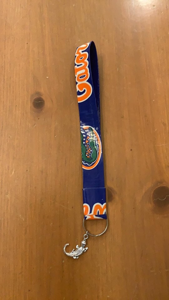Handmade Wristlets, College Themed Orange and Blue, Go Gators Official