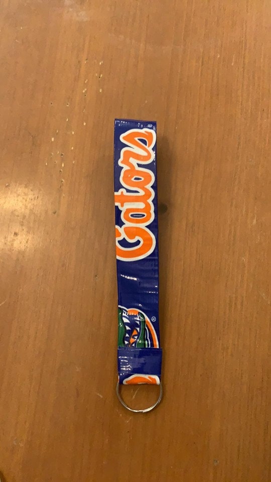 Handmade Wristlets, College Themed Orange and Blue, Go Gators Official