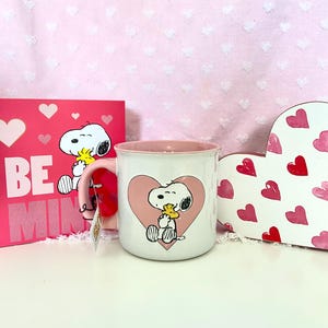 Adorable Peanuts Snoopy & Woodstock Valentines Day Mug | Coffee Mug | Tea Mug