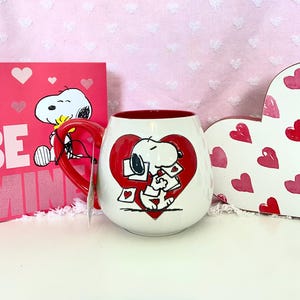Adorable Peanuts Snoopy Valentine’s Day Mug | Coffee Mug | Tea Mug