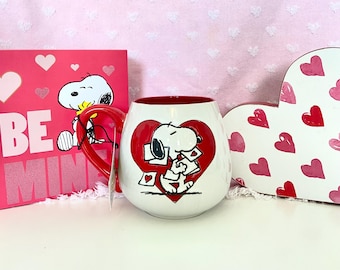 Adorable Peanuts Snoopy Valentine’s Day Mug | Coffee Mug | Tea Mug